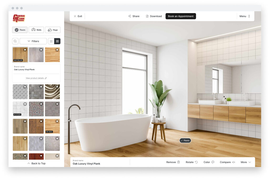 Desktop UI Main With browser bar 3 | General Floor